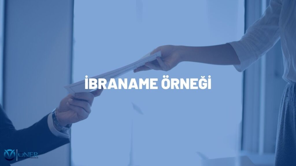 İbraname örneği