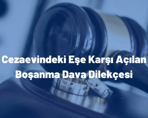 Cezaevindeki Eşe Karşı Açılan Boşanma Dava Dilekçesi