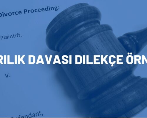 Ayrılık Davası Dilekçe Örneği