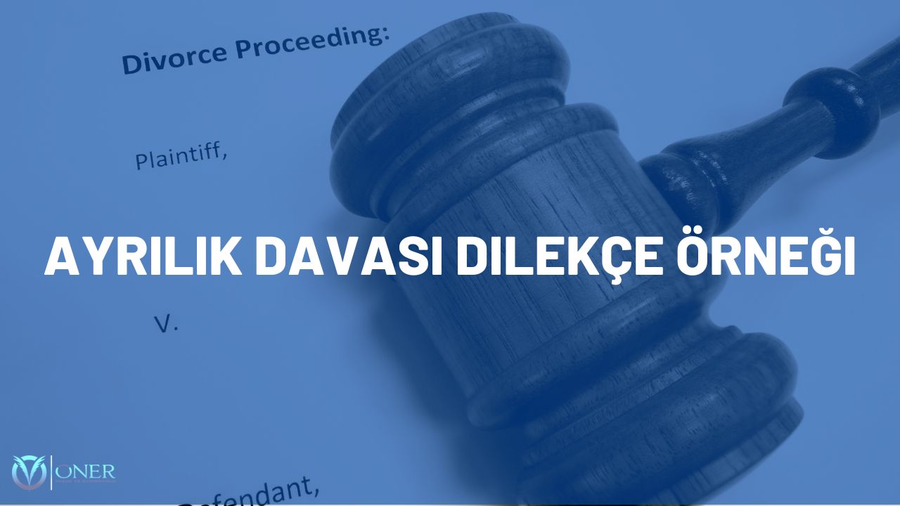 ayrılık davası dilekçe