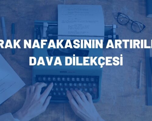 İştirak Nafakasının Artırılması Dava Dilekçesi